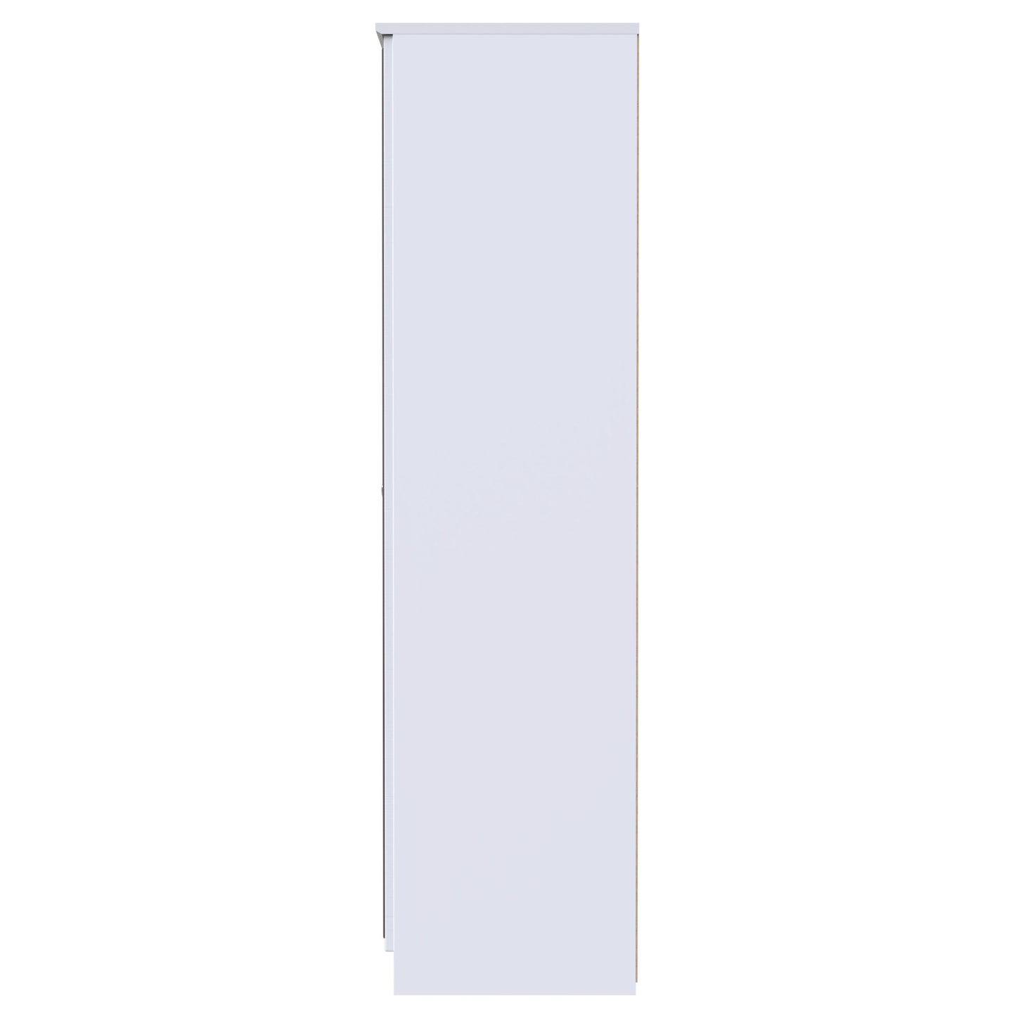 Miami White Matt 2 Door Wardrobe With Mirror Left Door Sheffield Discount Furniture