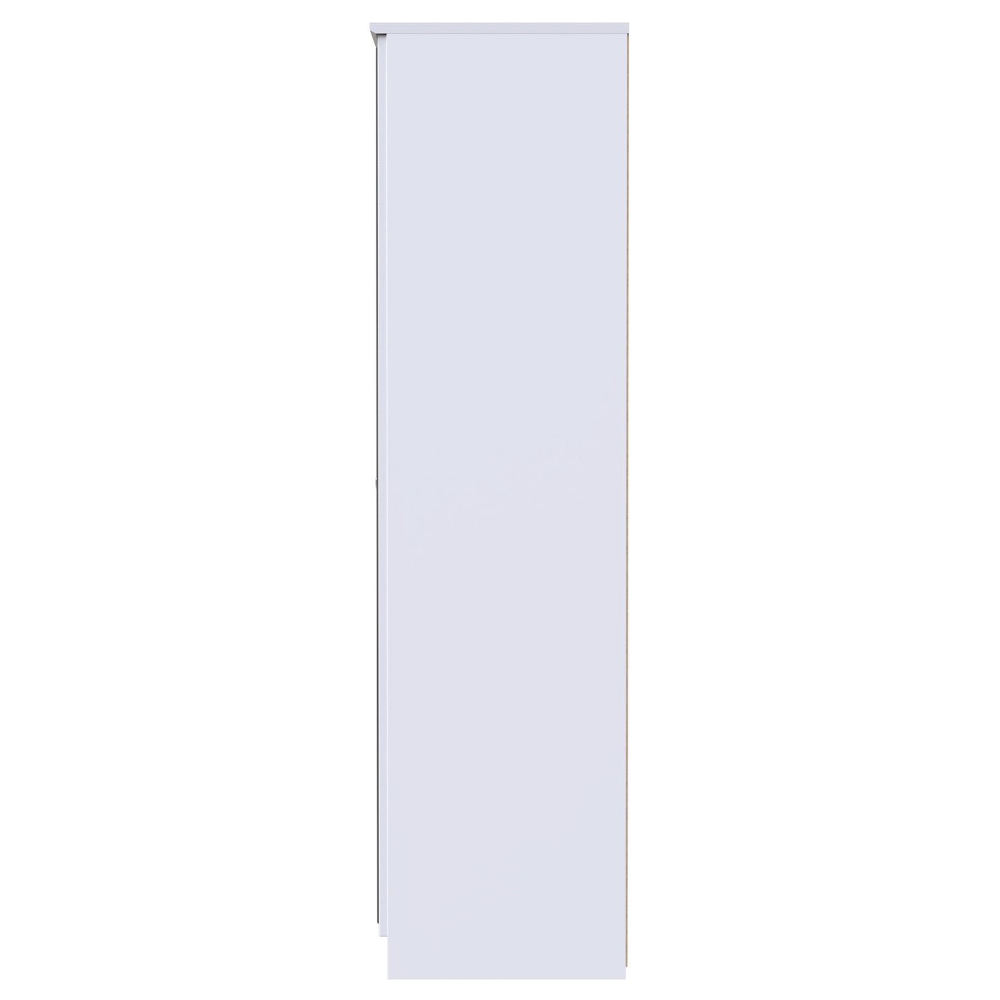Miami White Matt 2 Door Wardrobe With Mirror Right Door Sheffield Discount Furniture