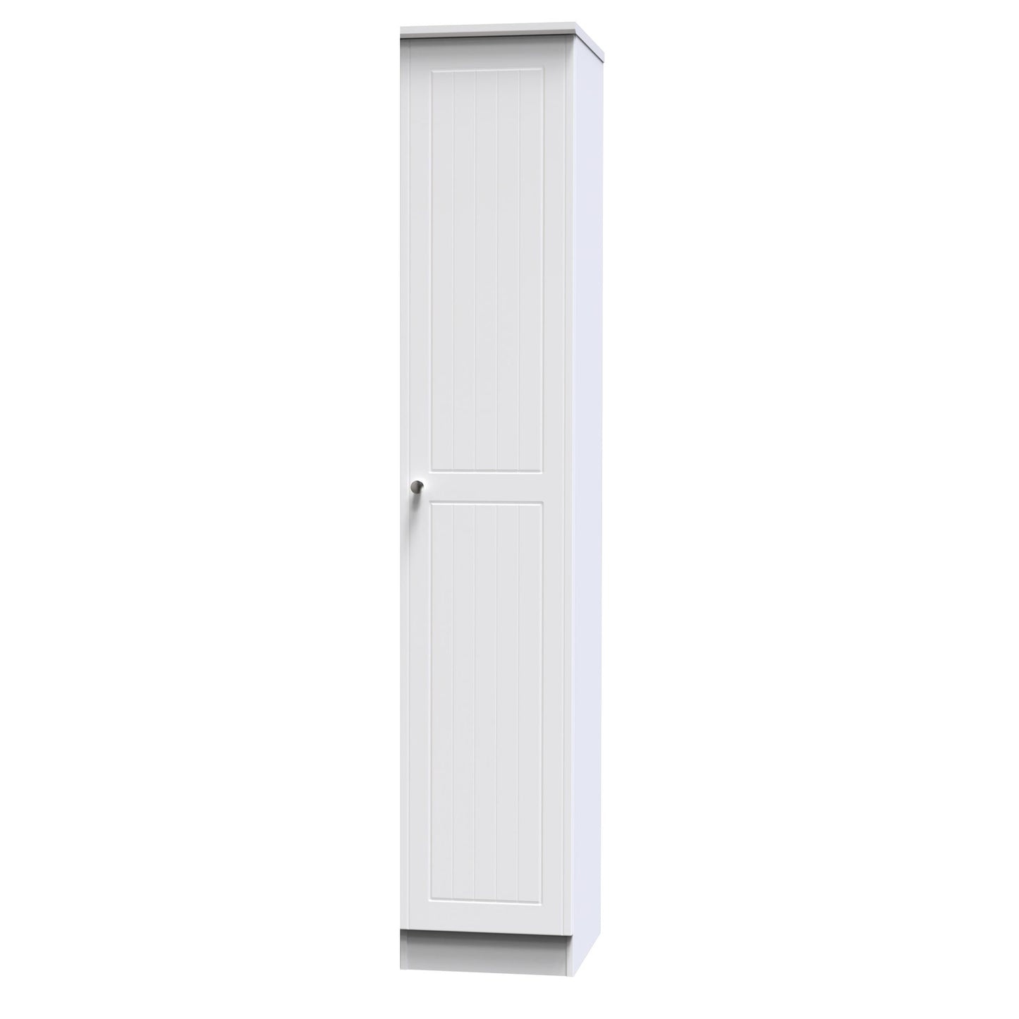Miami White Matt Single 1 Door Wardobe Sheffield Discount Furniture