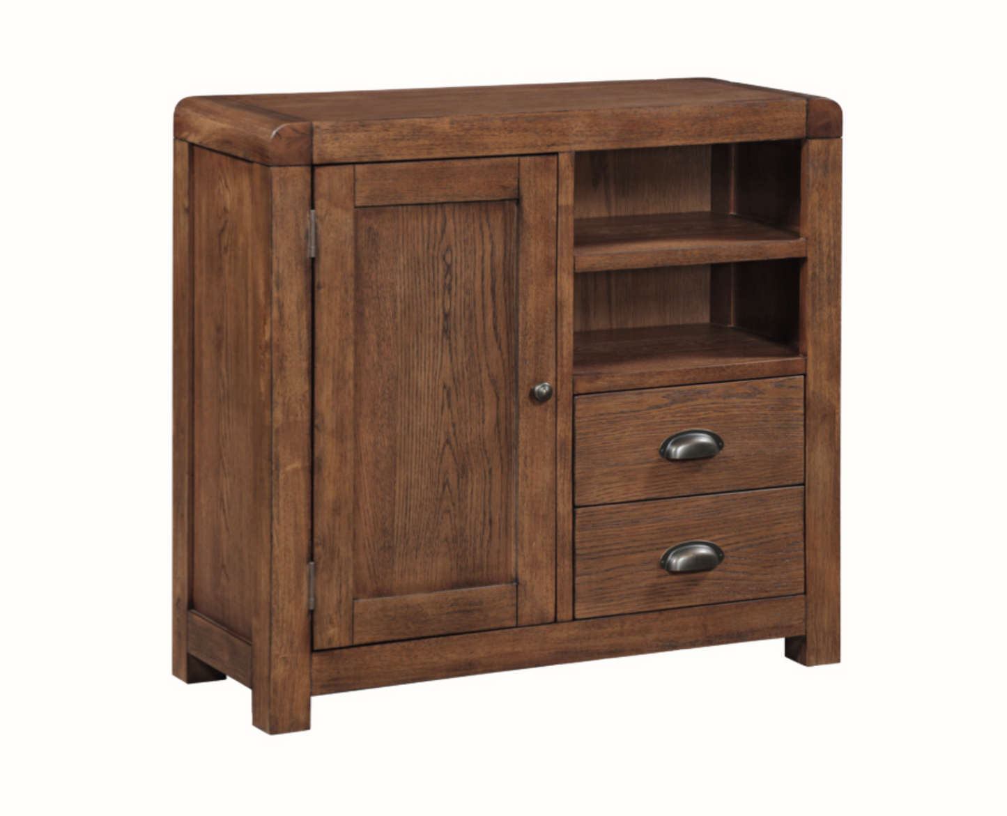 Oakridge Dark Oak Media Unit Dining Room / Sideboards and Cabinets Sheffield Discount Furniture