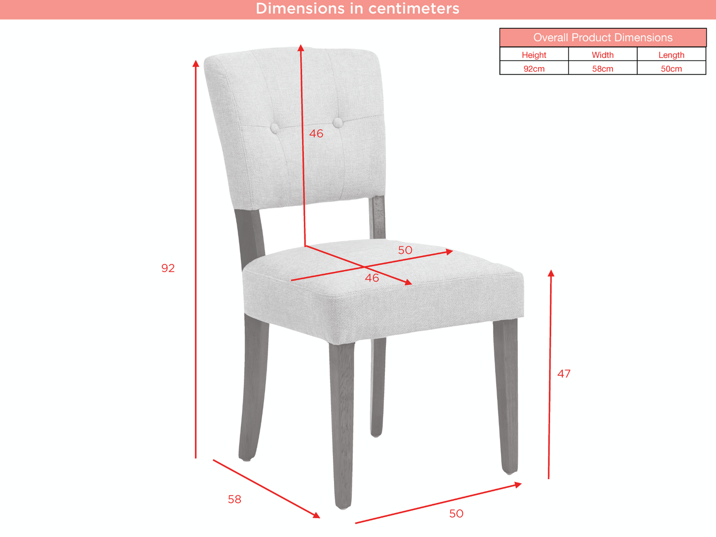 Oakridge Dining Chair - Grey Fabric Dark Oak Dining Room / Dining Chairs Sheffield Discount Furniture