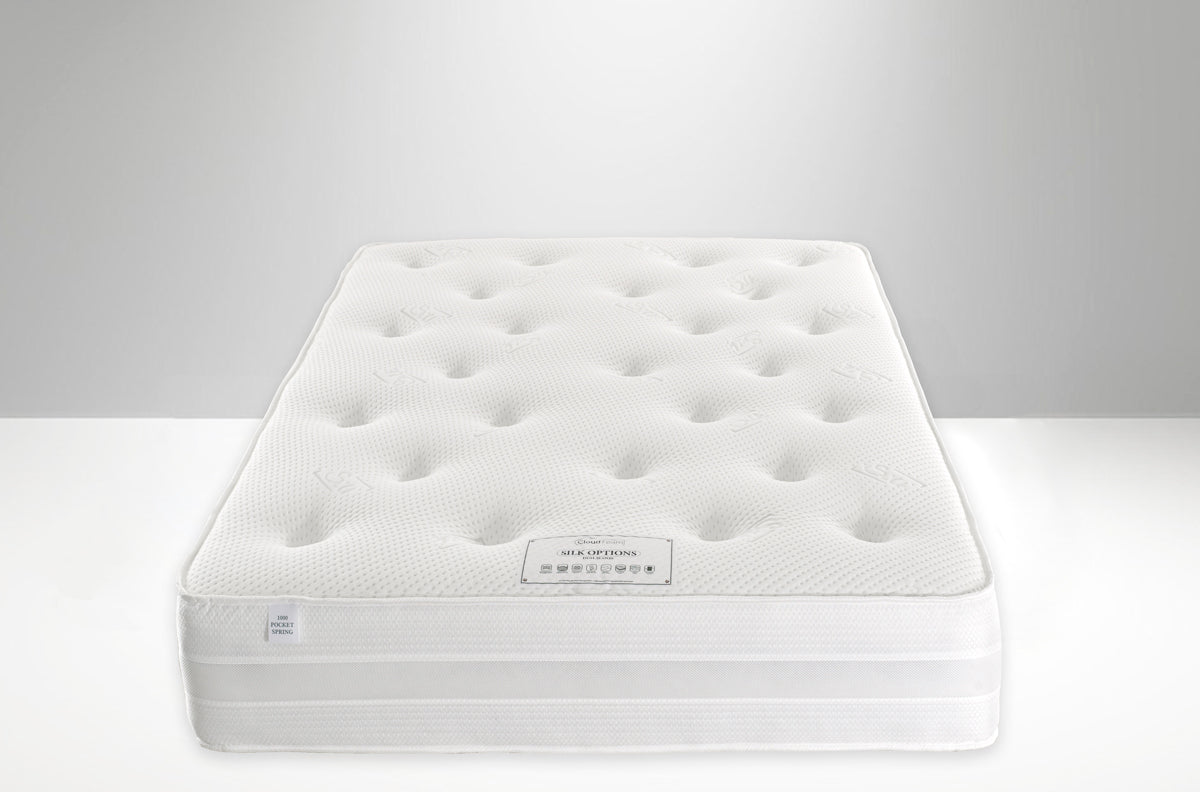 Silk Options 1000 Pocket Cotton Top Mattress Sheffield Discount Furniture