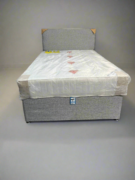 Worchester Divan Bed & Mattress Set - 112 Fabrics - Storage Options Sheffield Discount Furniture