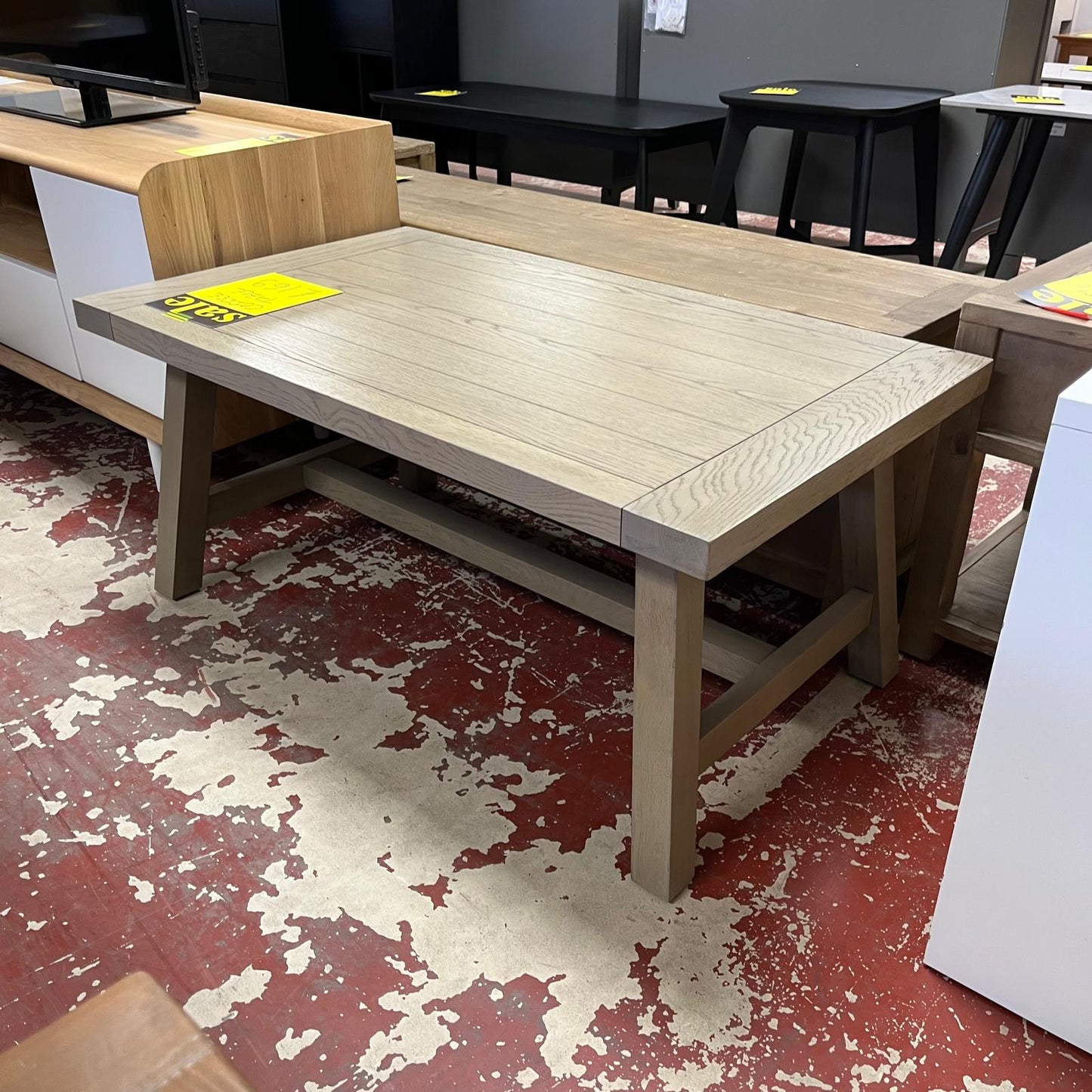 Coffee Table Grey Wood Effect Sheffield Discount Furniture