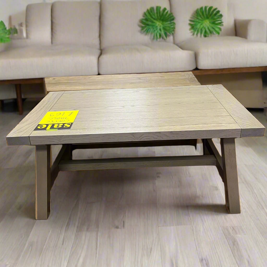Coffee Table Grey Wood Effect Sheffield Discount Furniture