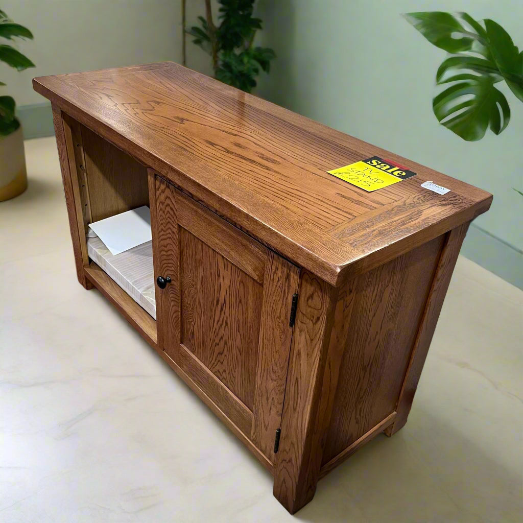 Rustic TV Unit 1 Door 1 Shelf Sheffield Discount Furniture
