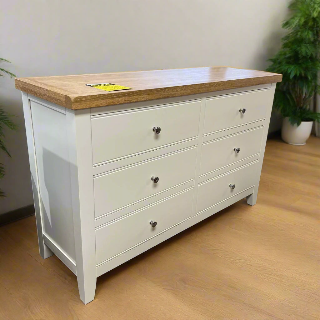Saturn Wide Chest 6 Drawers Sheffield Discount Furniture
