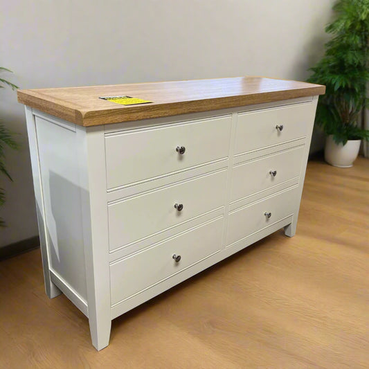 Saturn Wide Chest 6 Drawers Sheffield Discount Furniture