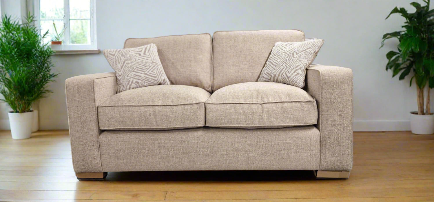 Chicago 2 Seater Sofa Taupe Sheffield Discount Furniture