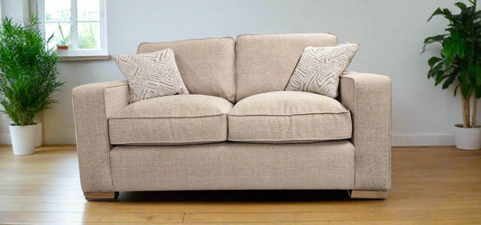 Chicago 2 Seater Sofa Taupe Sheffield Discount Furniture