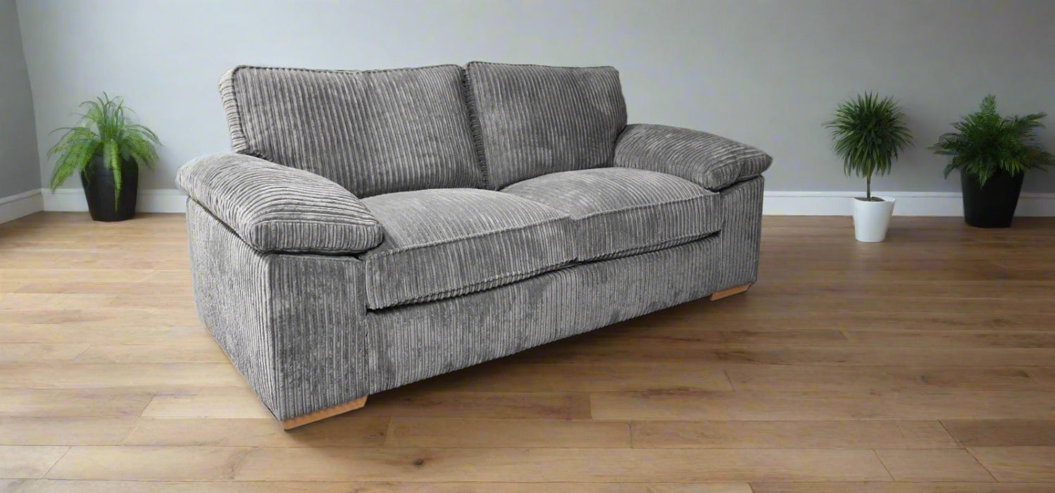 Langdon 3 Seater Sofa Bed Grey Sheffield Discount Furniture