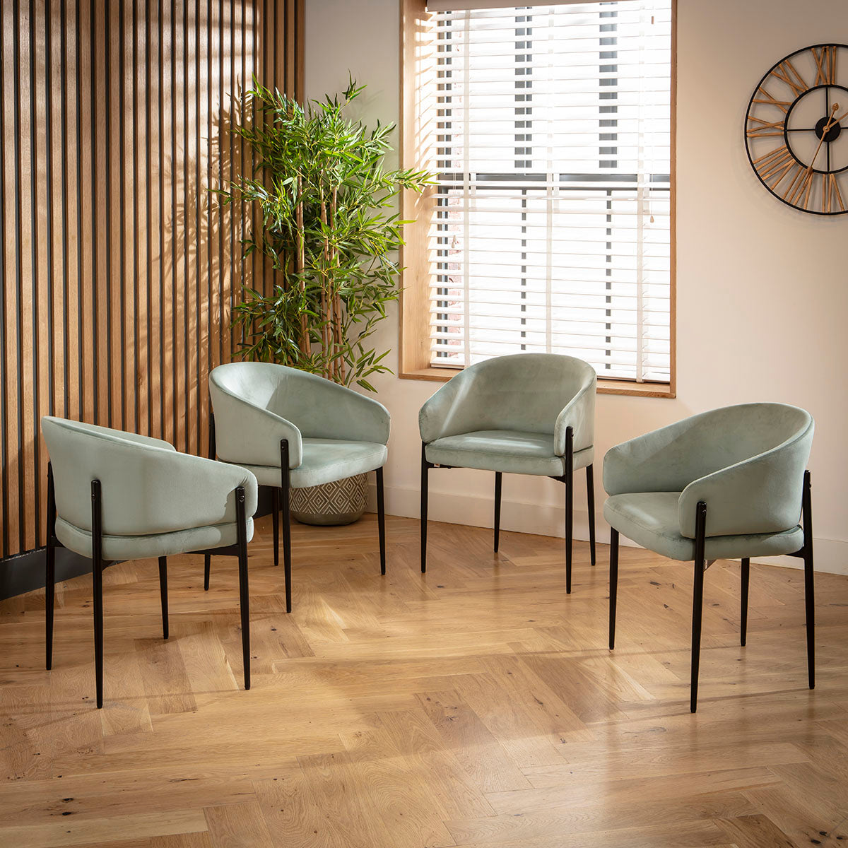 Caleb Ceramic Dining Set - 6 Seater - Green Loki dining set Such Comfort