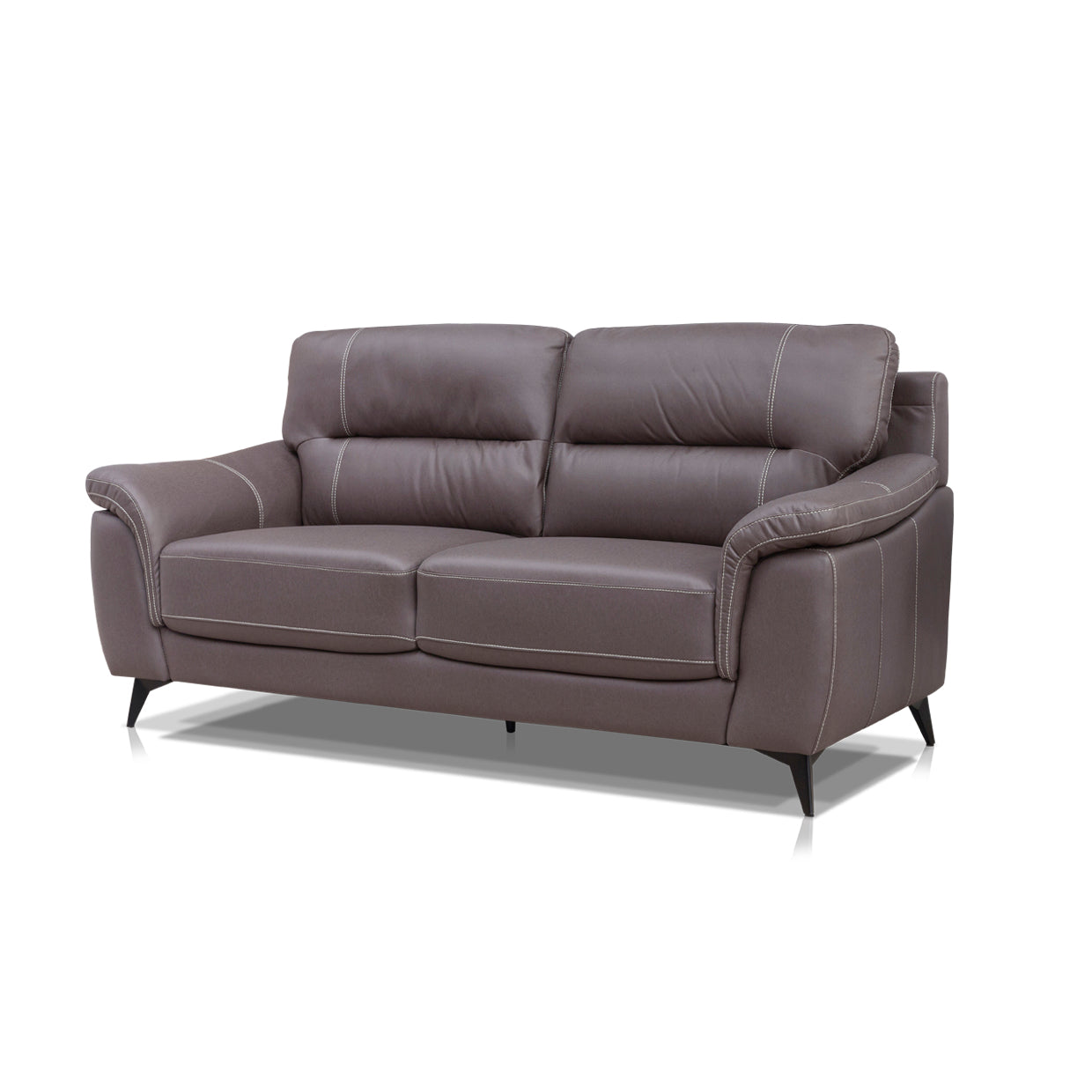 Ell Sofa Set Dark Grey Suede Effect 2 Seater Sheffield Discount Furniture