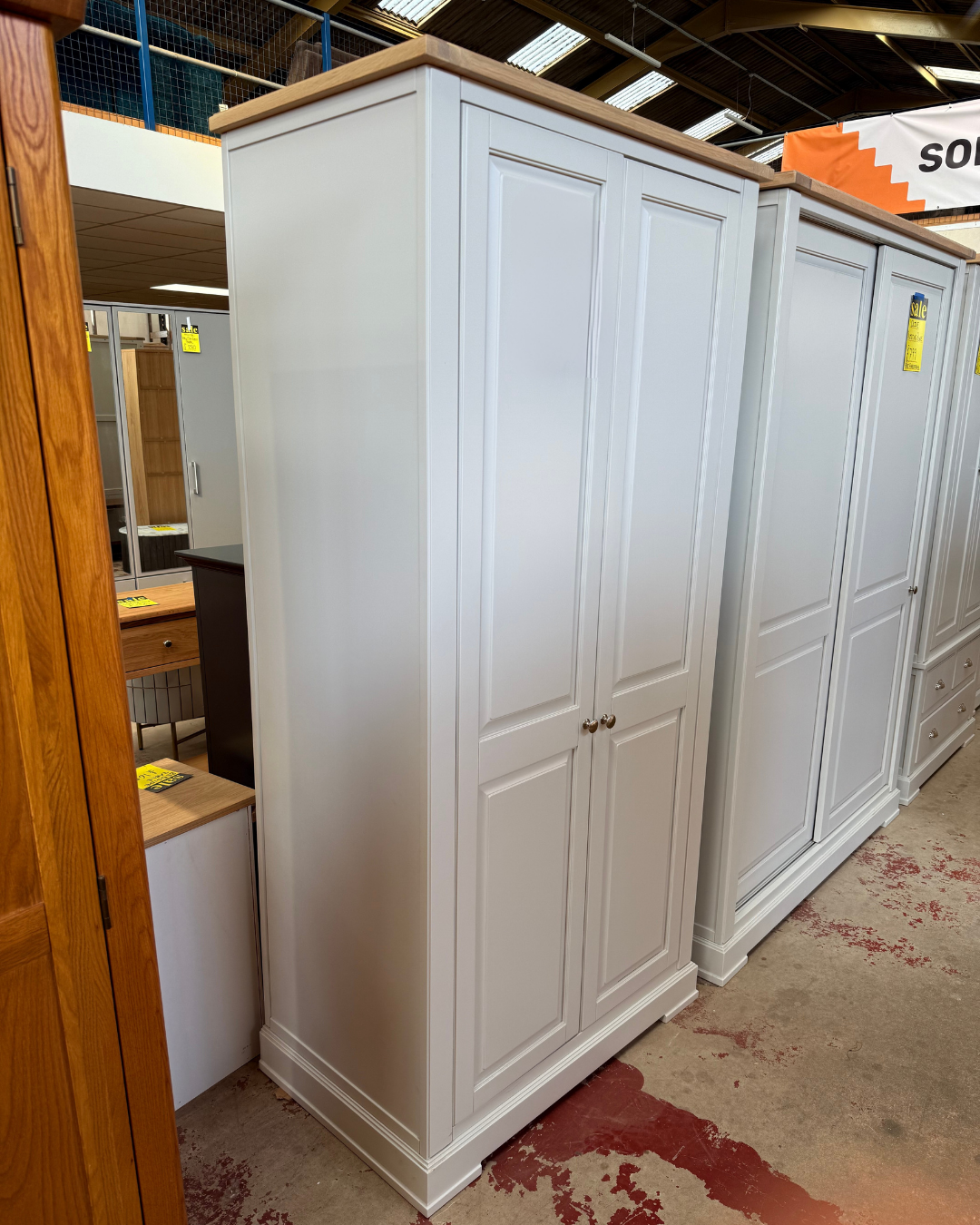 Olive 2-Door Full-Hanging Wardrobe