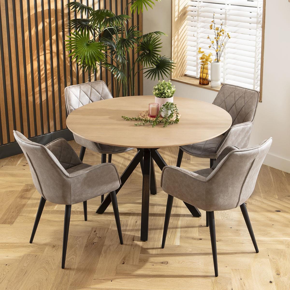 2 Mia Carver Dining Chairs with Arms Light Grey Sheffield Discount Furniture