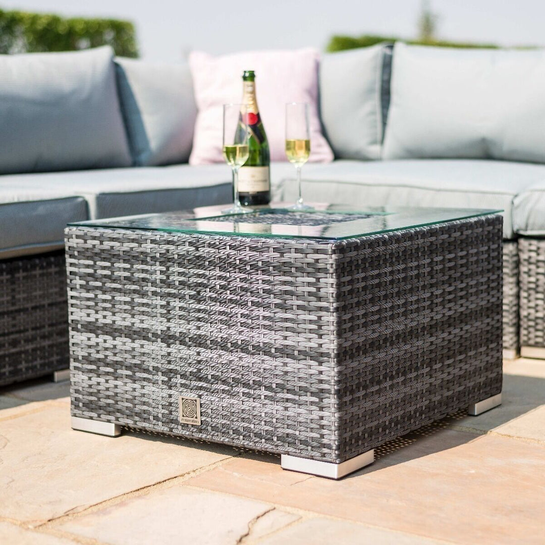 London corner dining set rattan