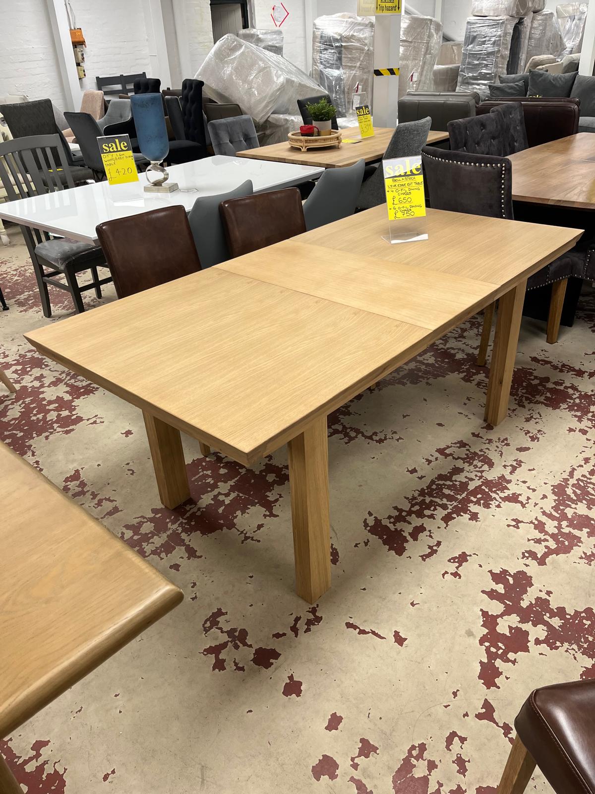 Bell x Stoch Live Edge Extending Dining Table Sheffield Discount Furniture