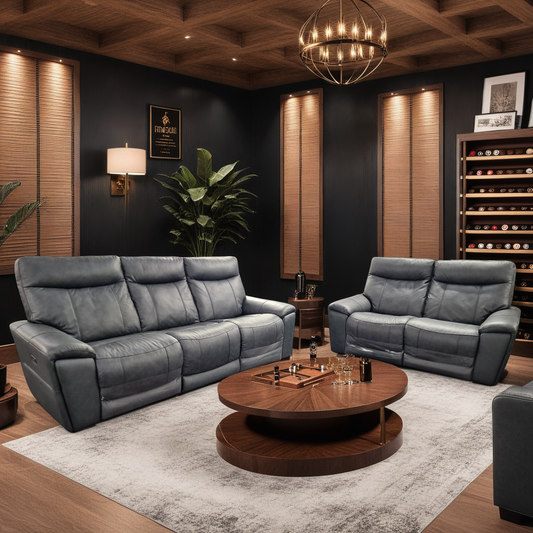 Brooklyn Sofa Set Fabric High Back Sheffield Discount Furniture
