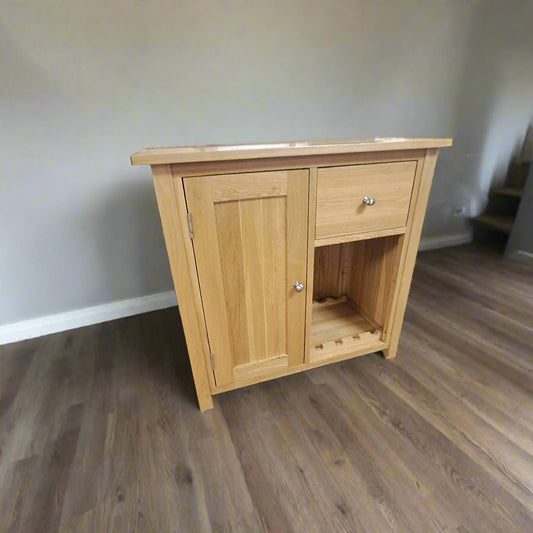 Oak Wine cabinmate. Small size Dining Room / Sideboards and Cabinets Sheffield Discount Furniture