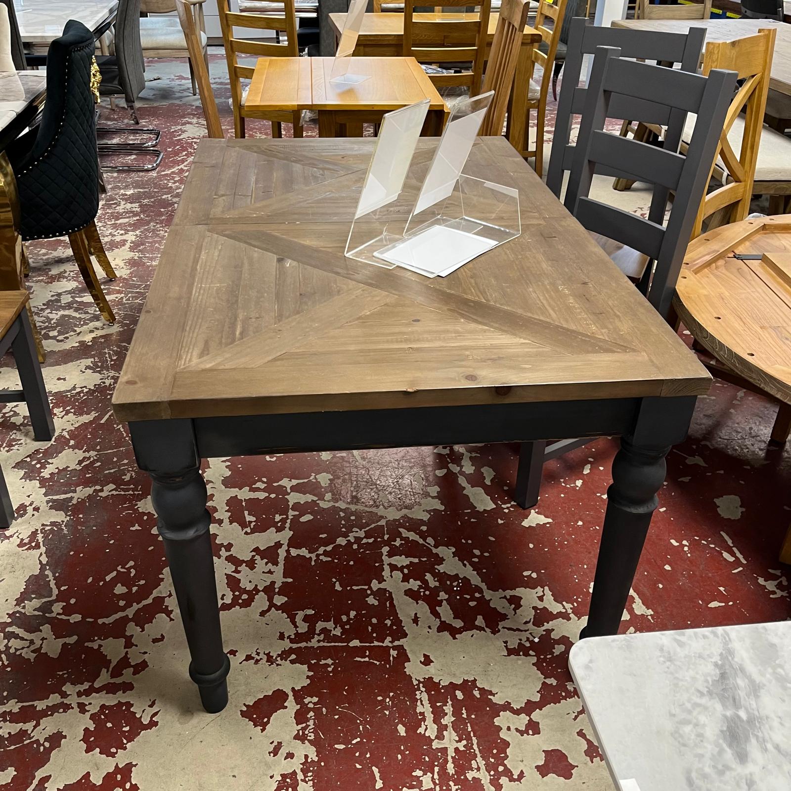 Henley Dining Table Extending 1.8M Sheffield Discount Furniture