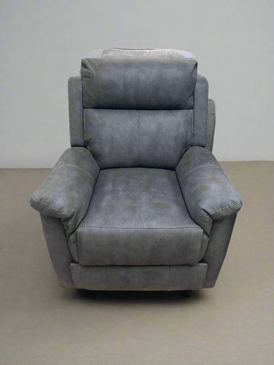 Oscar Manual Recliner Sofa Set Charcoal Sheffield Discount Furniture