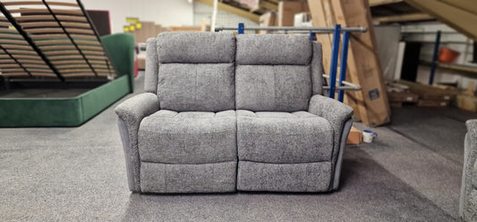 Trayton 3 & 2 Seater Power Recliner Sofa Set Grey Sheffield Discount Furniture