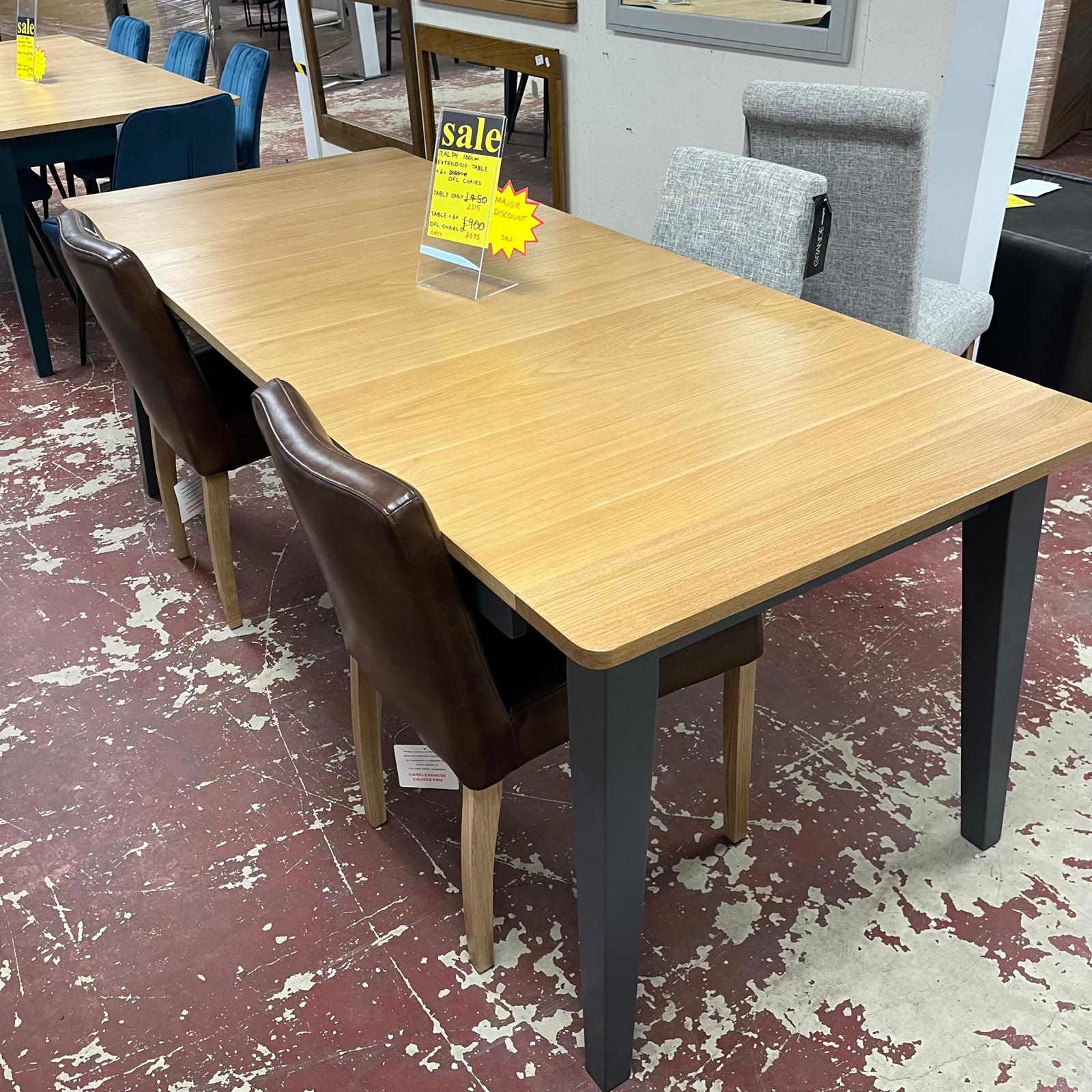 Ralph 180 Extending Dining Table Sheffield Discount Furniture