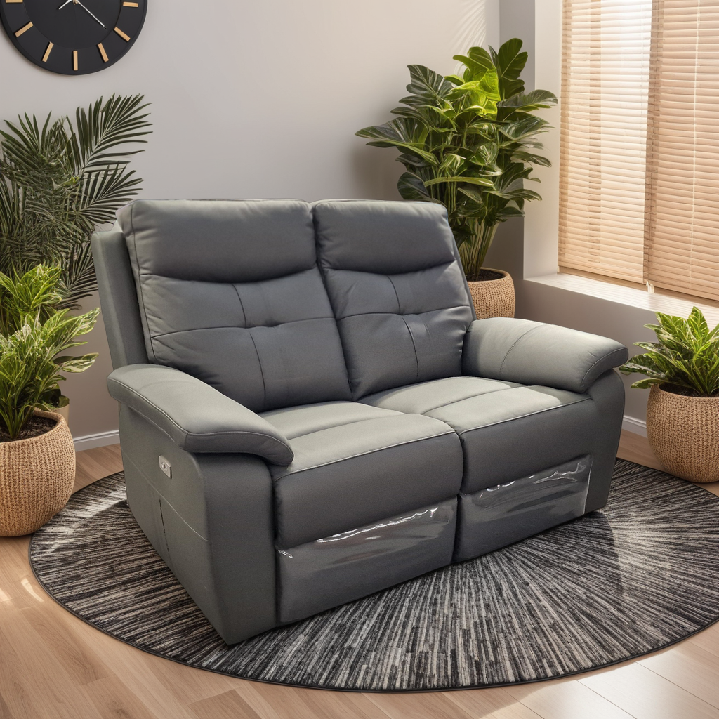 Danetti Leather Power Recliner Sofa Set Sheffield Discount Furniture