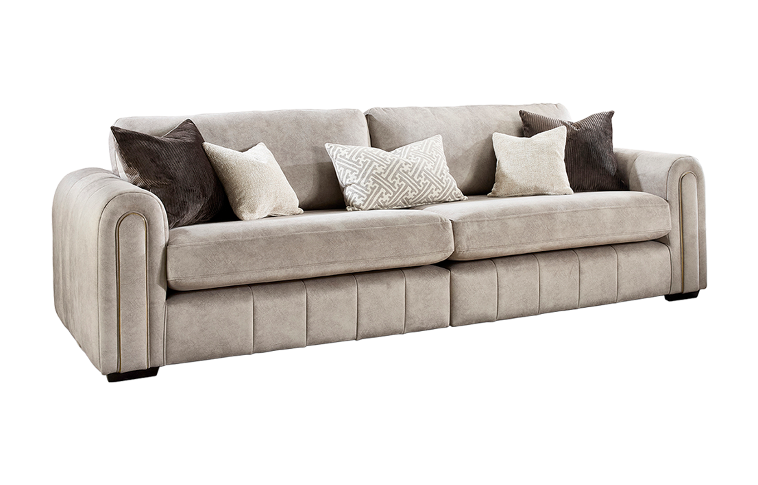 Glam Fabric Sofa (Multiple size/colour options available)