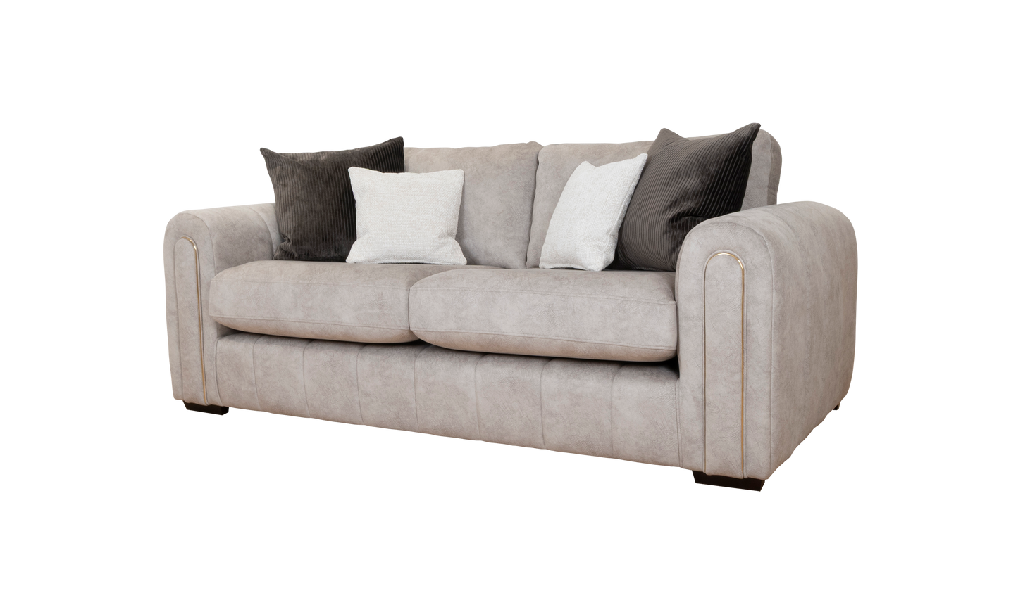 Glam Fabric Sofa (Multiple size/colour options available)