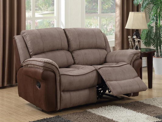 Faringham two tone brown recliner sofa range