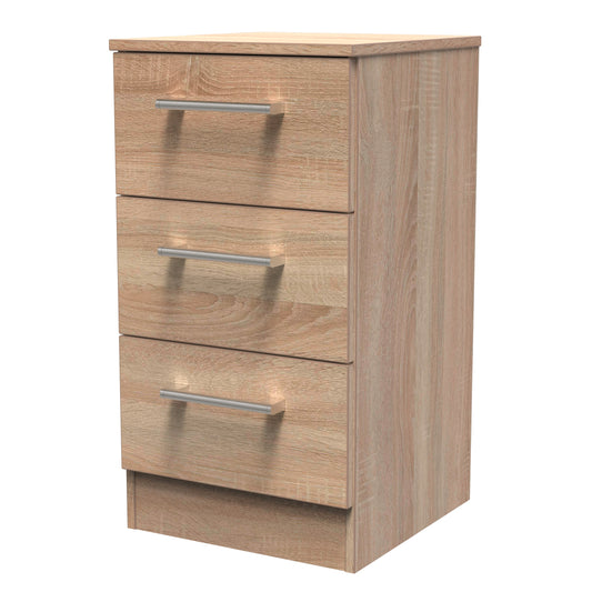 Destiny Bardolino 3 Drawer Bedside Cabinet Sheffield Discount Furniture