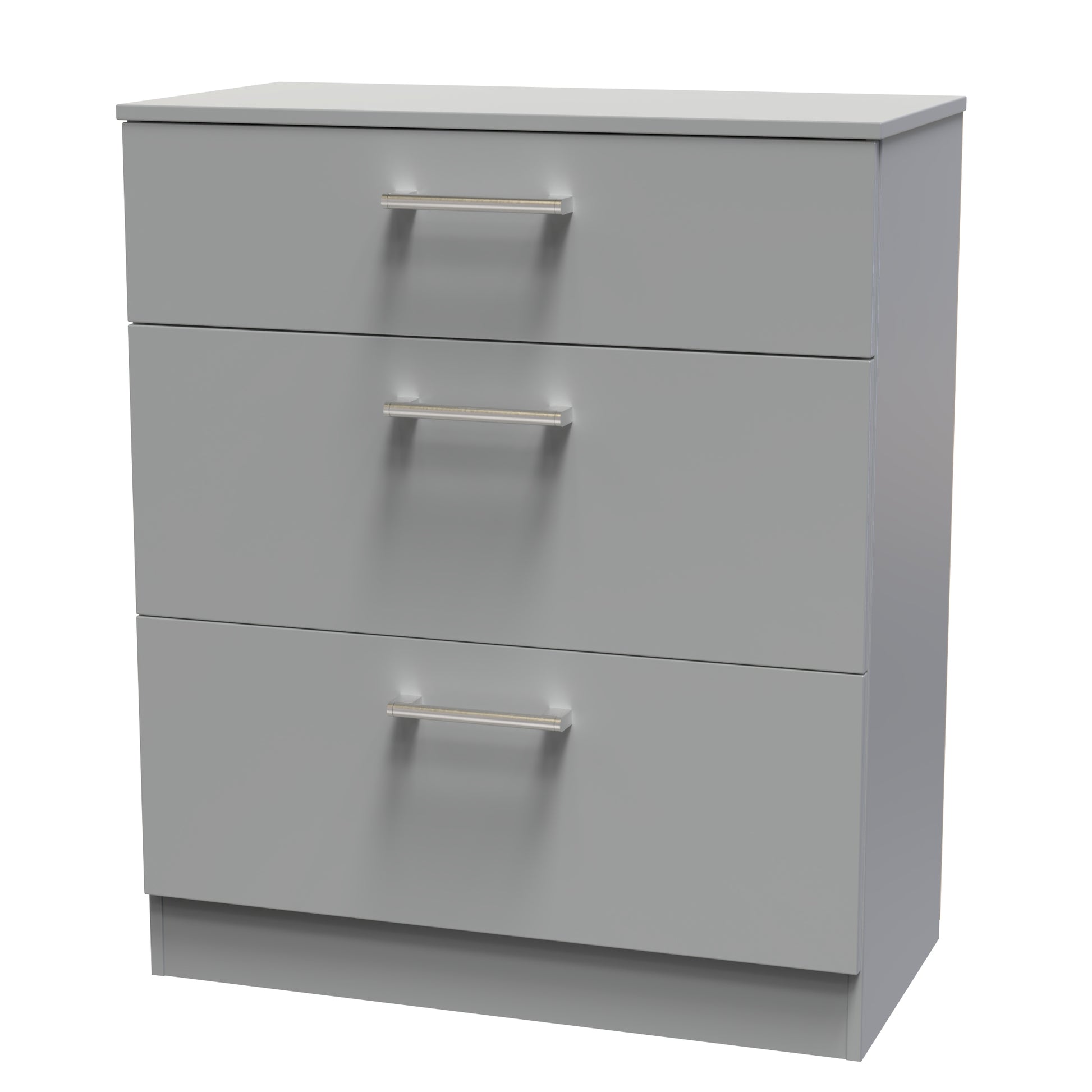 Destiny Dust Grey 3 Drawer Deep Chest Sheffield Discount Furniture