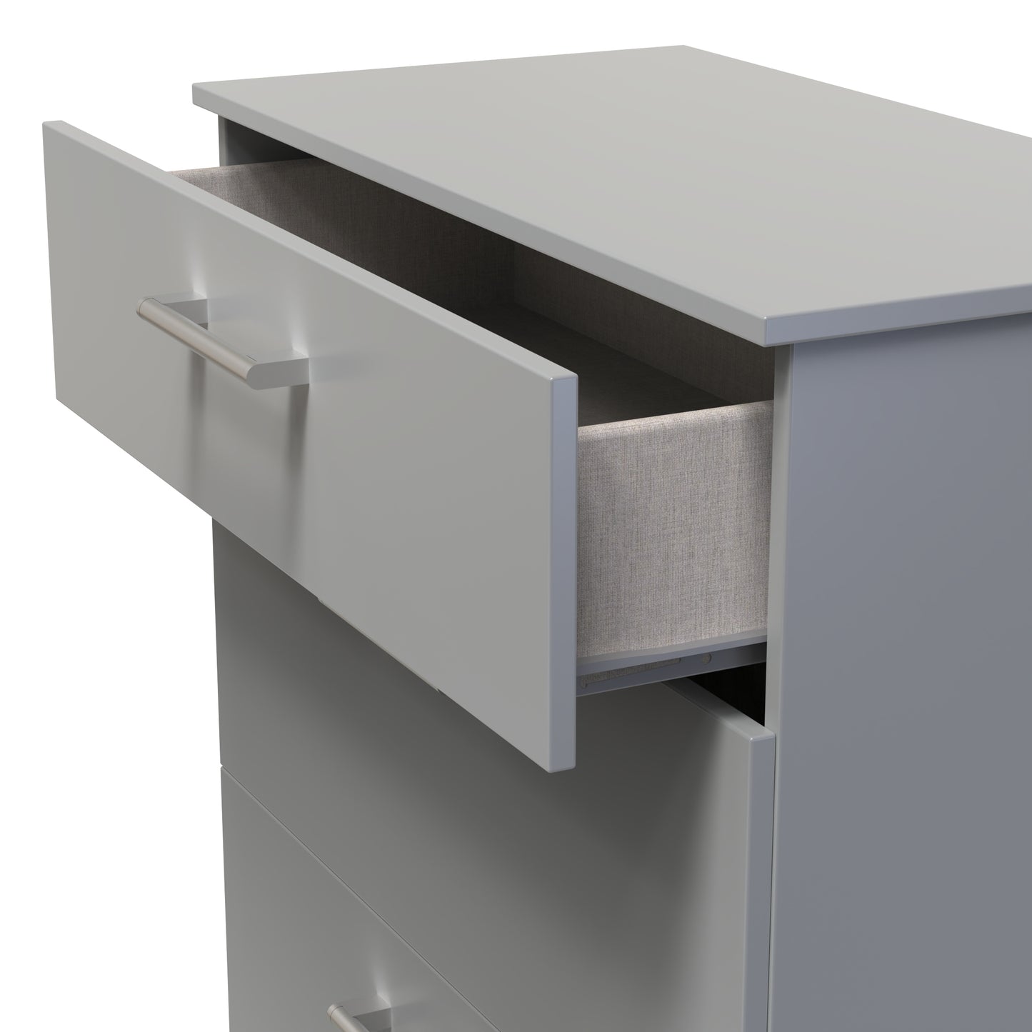 Destiny Dust Grey 3 Drawer Deep Chest Sheffield Discount Furniture