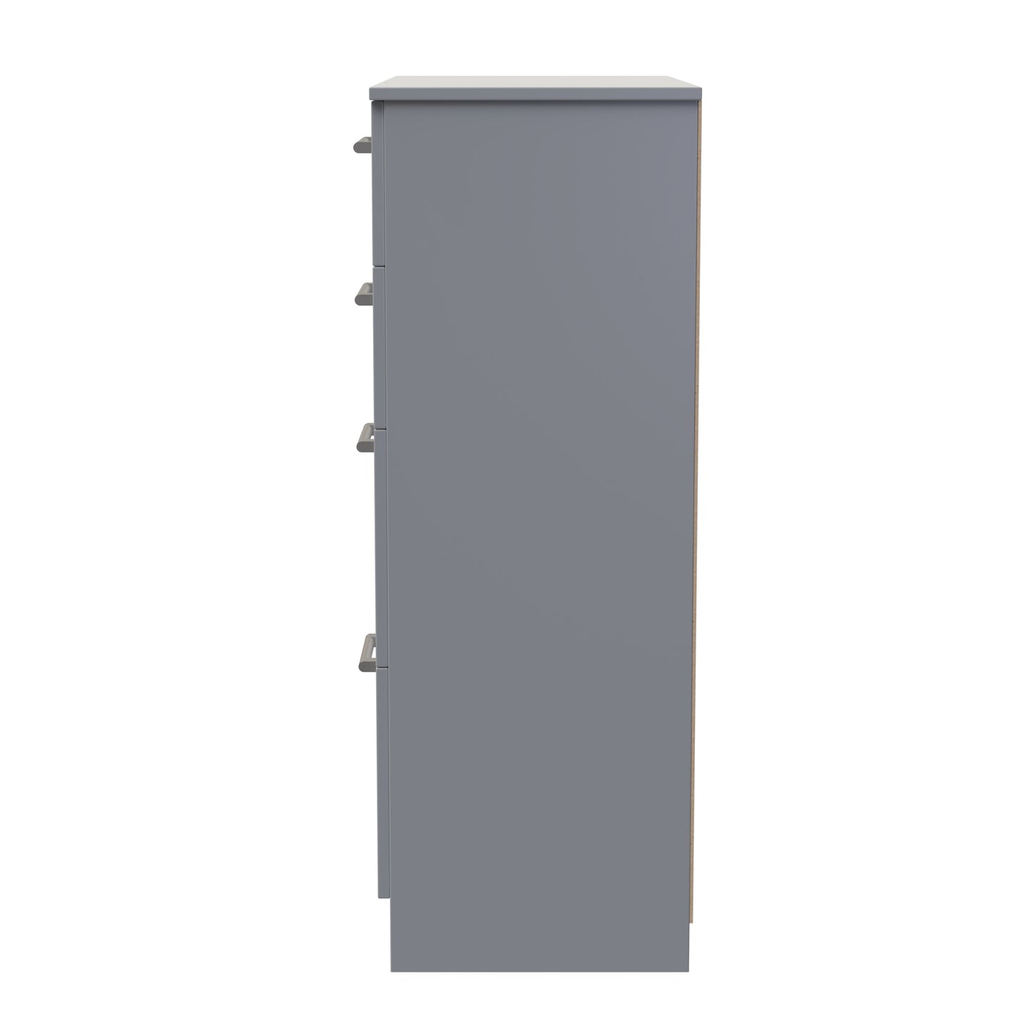 Destiny Dust Grey 4 Drawer Deep Chest Sheffield Discount Furniture