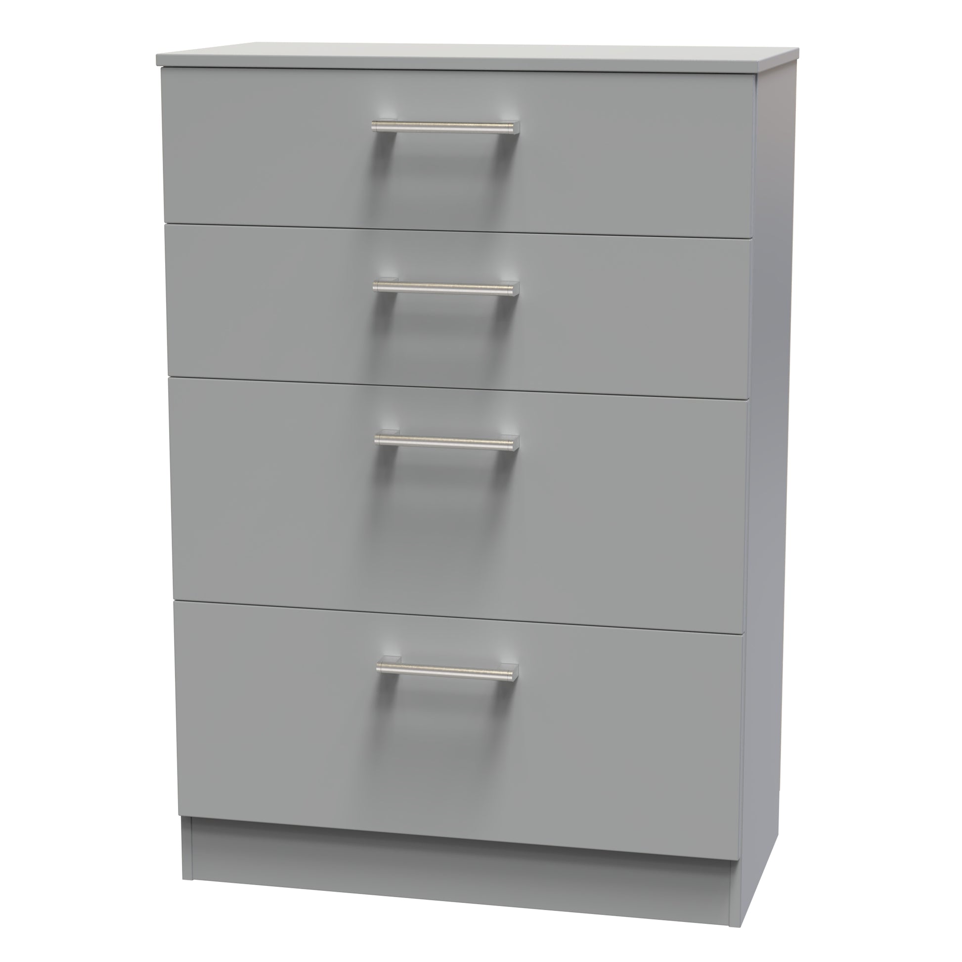 Destiny Dust Grey 4 Drawer Deep Chest Sheffield Discount Furniture