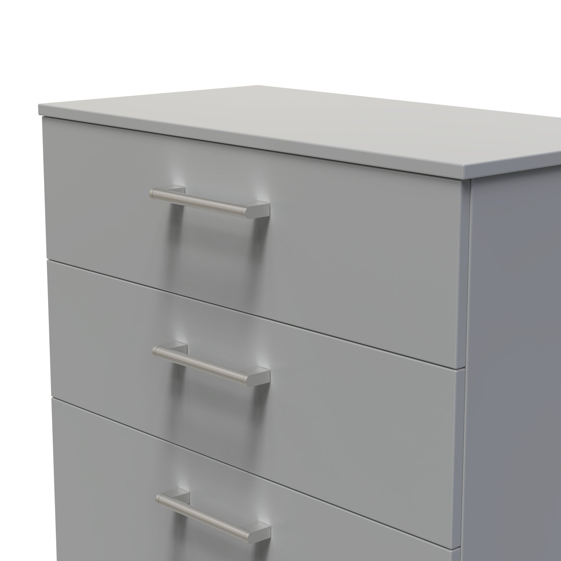 Destiny Dust Grey 4 Drawer Deep Chest Sheffield Discount Furniture