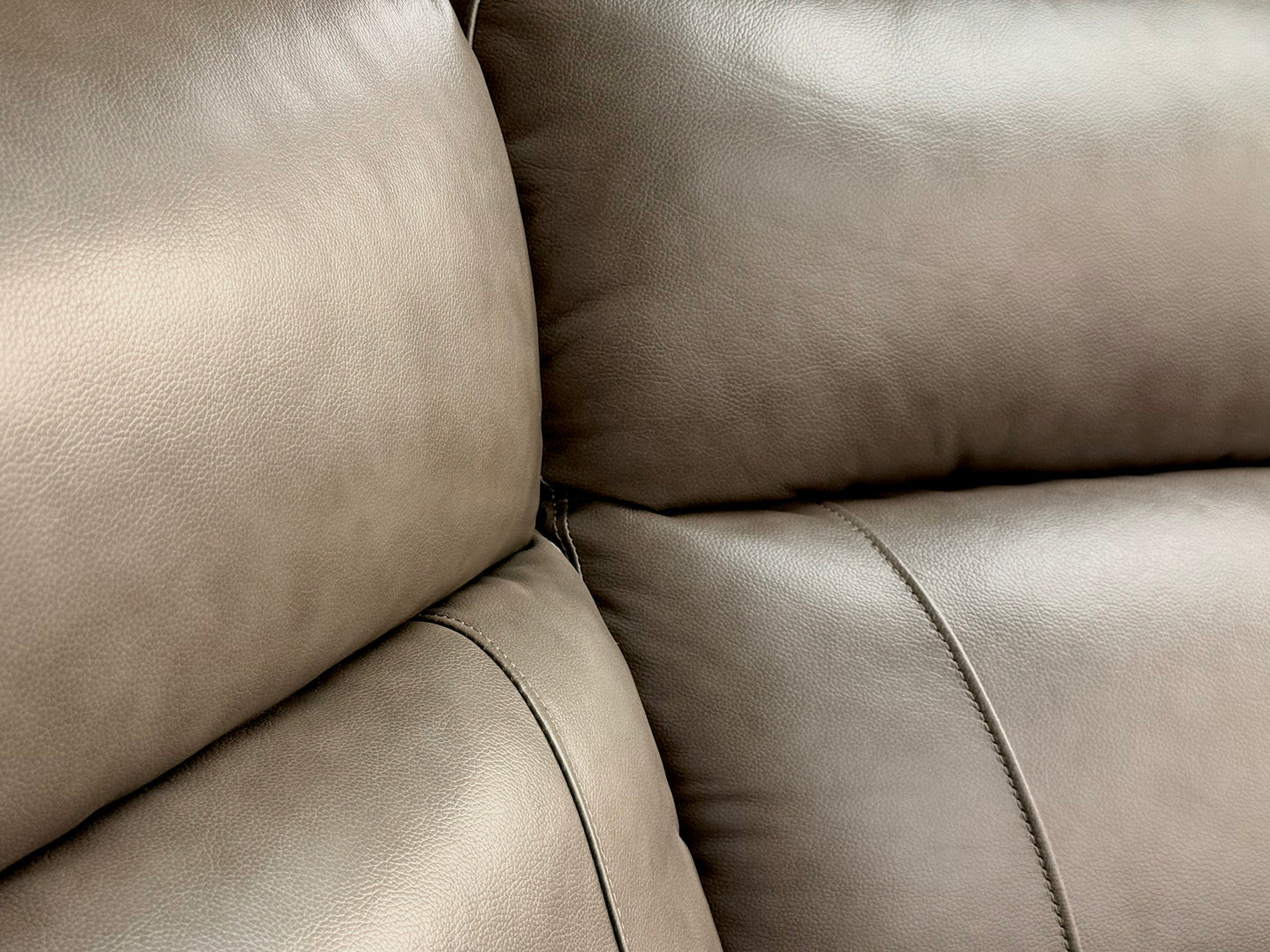 Chris Corner Sofa Power Recliner (Charcoal/Ivory)