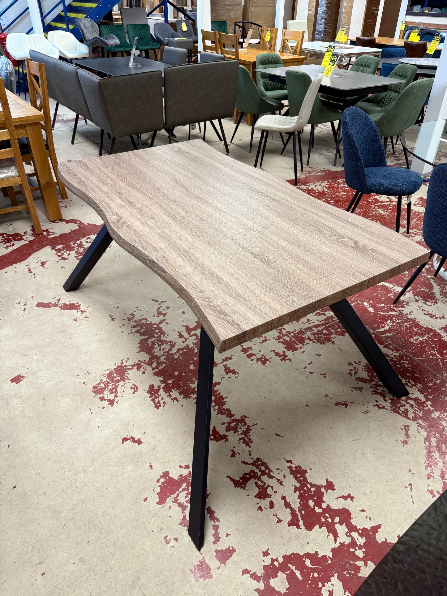 Natural Edge Cut Dining Table