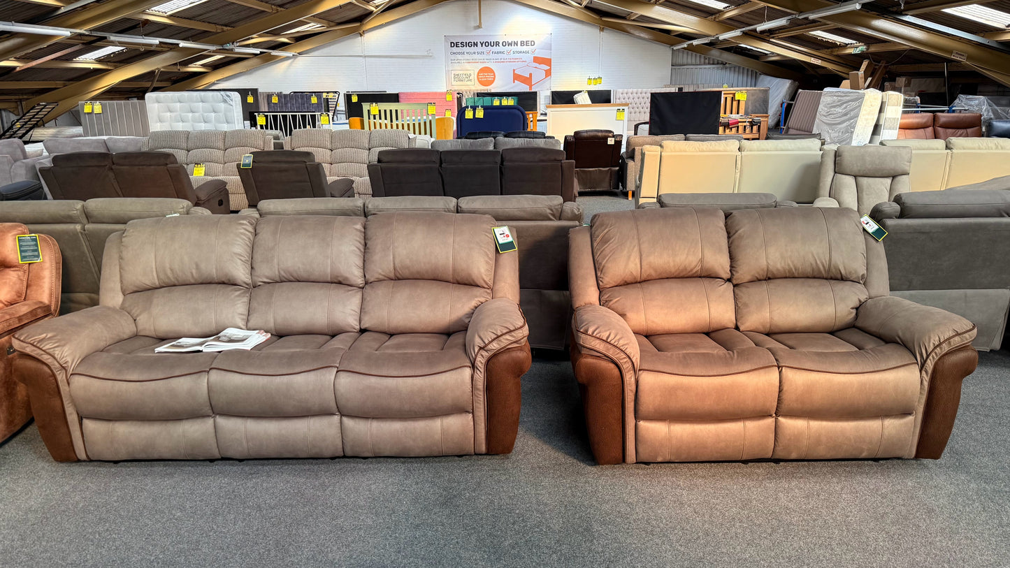 Farnham Reclining Sofa Set (Multiple Options)