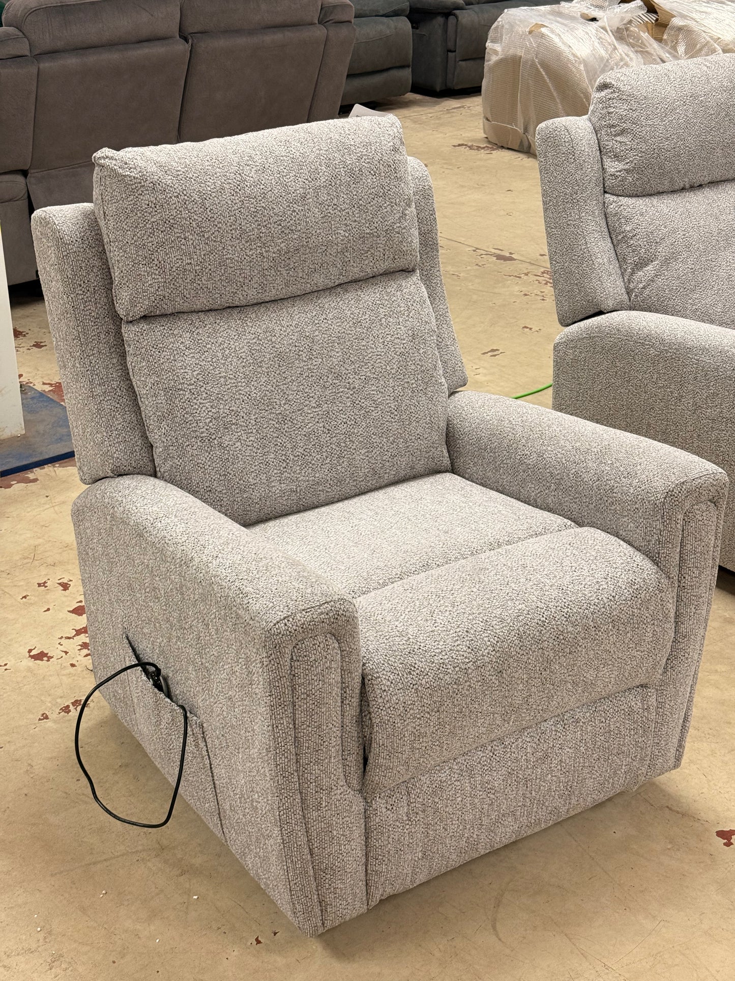 Mayfair Fabric Sofa (2-seater, 3-seater or chair) - Power Recliner or Fixed (Grey Ash or Beige)
