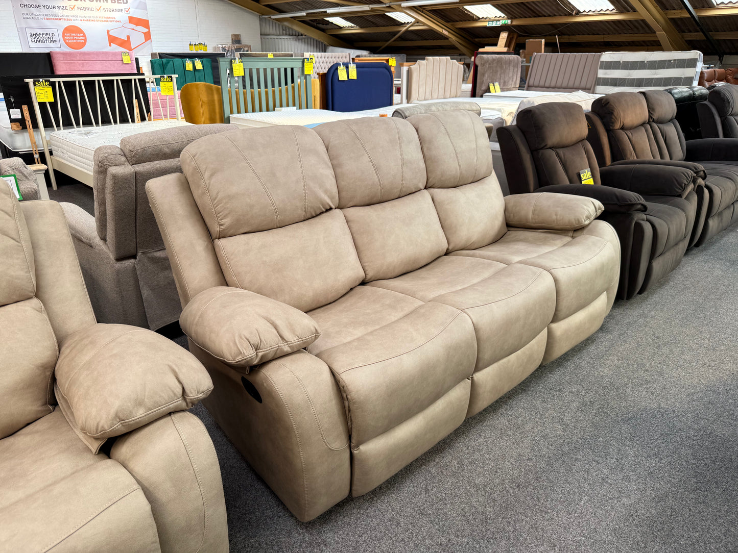Harvey Manual Recliner Sofas (Multiple Options)