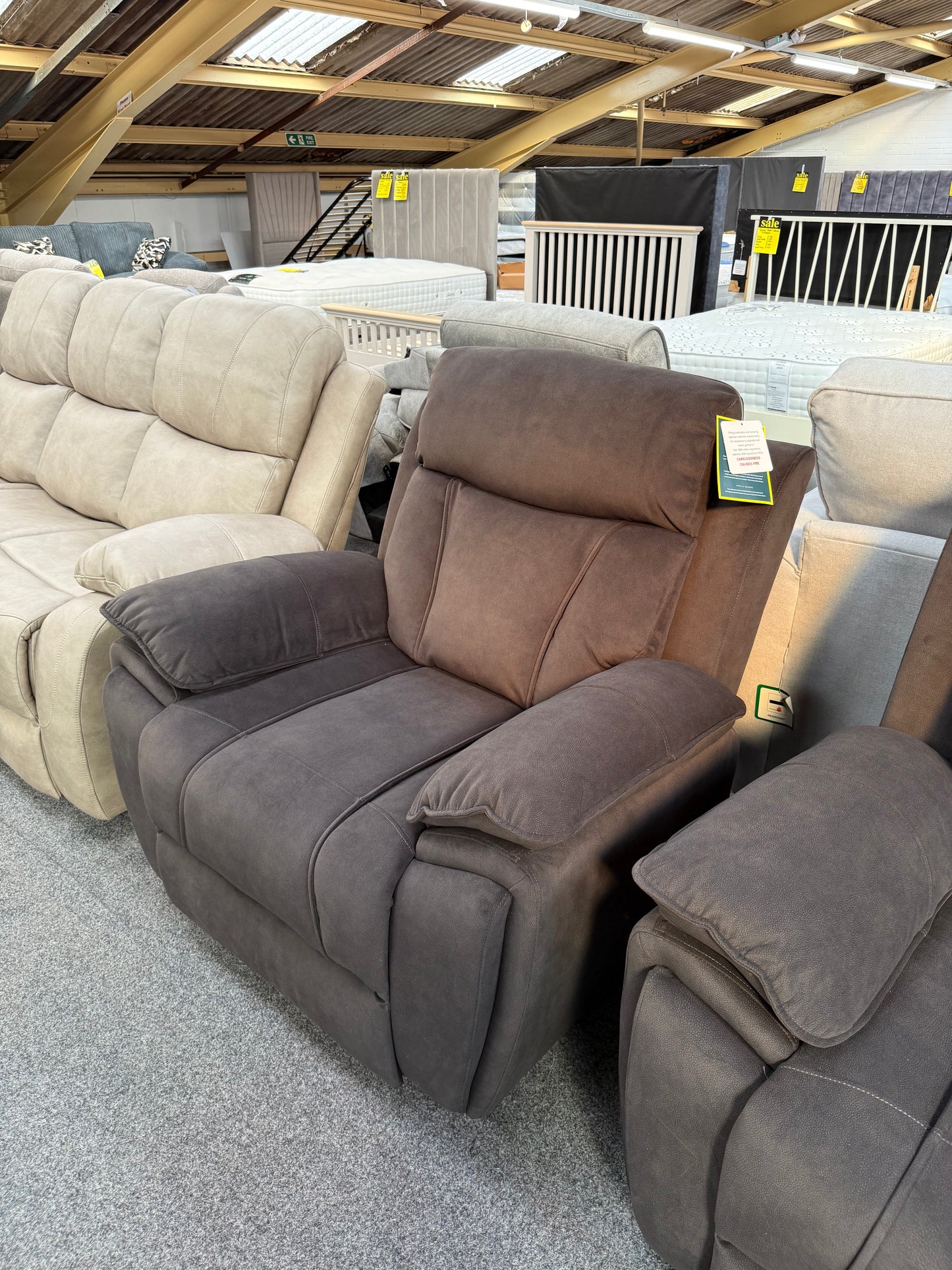 Kensington Chocolate Reclining Sofa Set (3+2-seater)