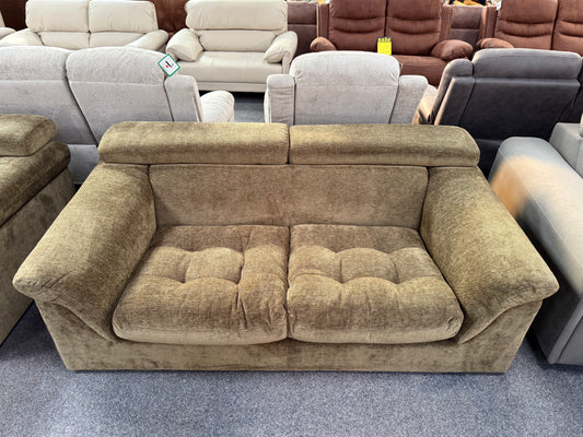 Hunter Green Sofa - Adjustable Headrests