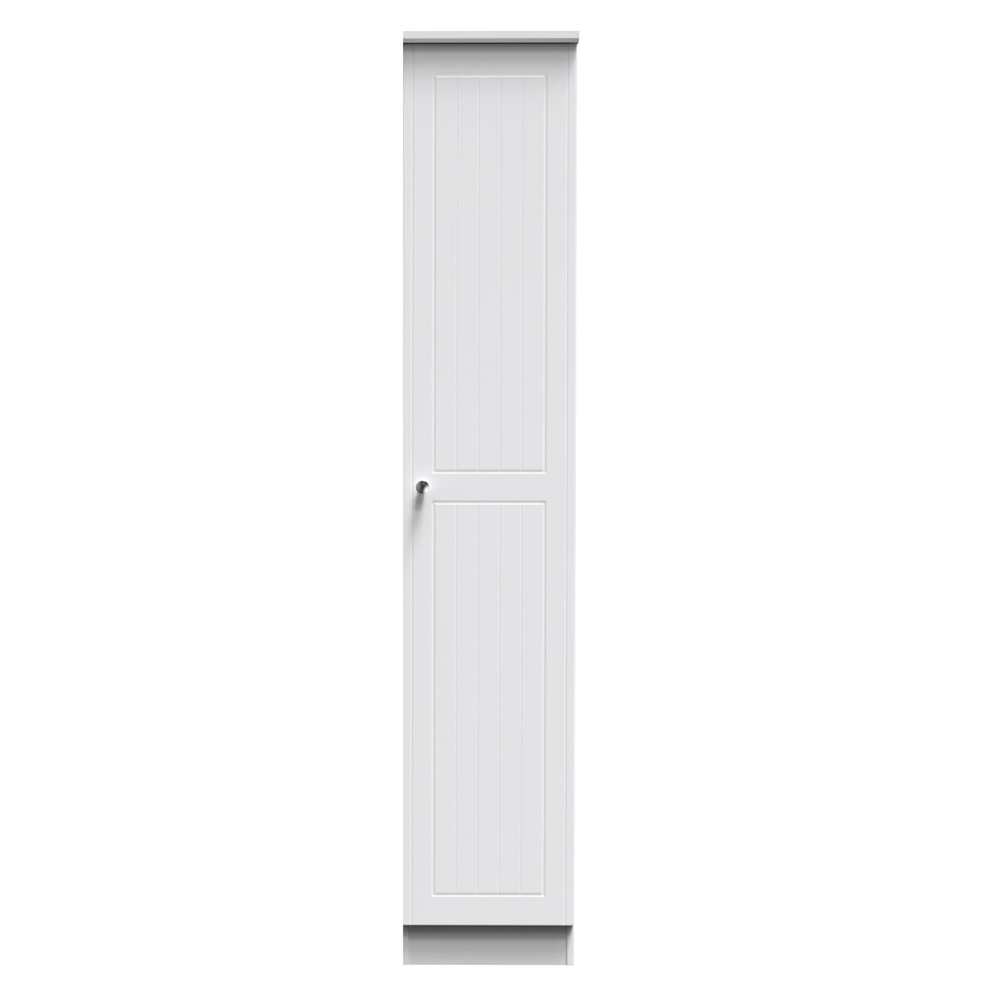 Lisbon White Matt Single 1 Door Wardobe Sheffield Discount Furniture