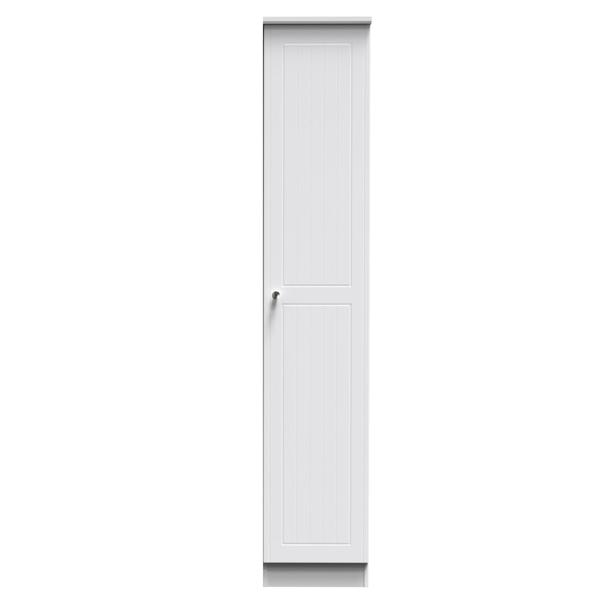Miami White Matt Single 1 Door Wardobe Sheffield Discount Furniture