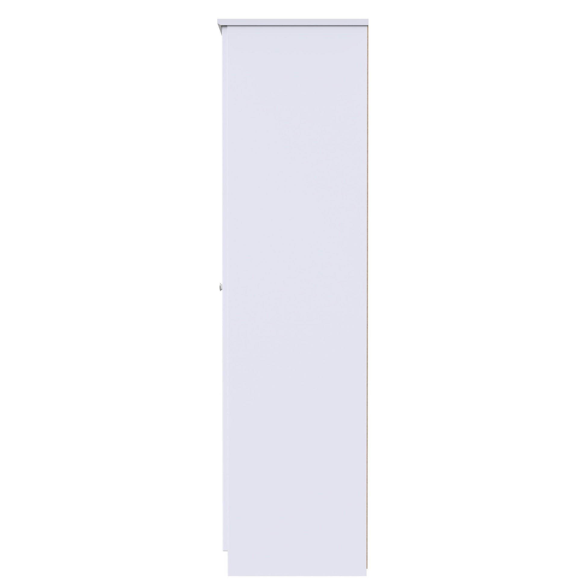 Miami White Matt Single 1 Door Wardobe Sheffield Discount Furniture