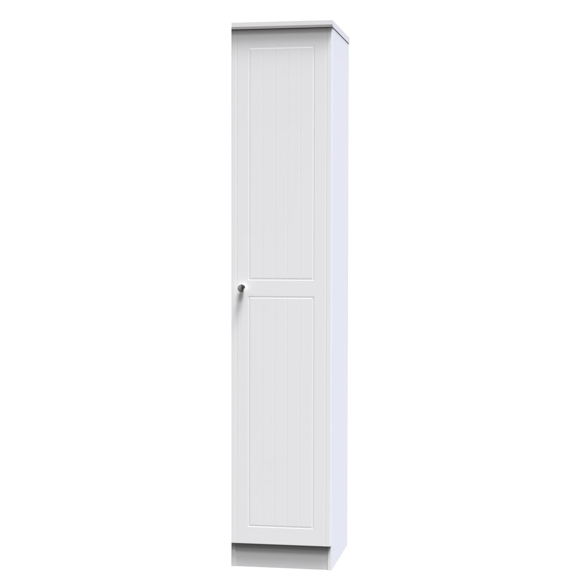 Lisbon White Matt Single 1 Door Wardobe Sheffield Discount Furniture