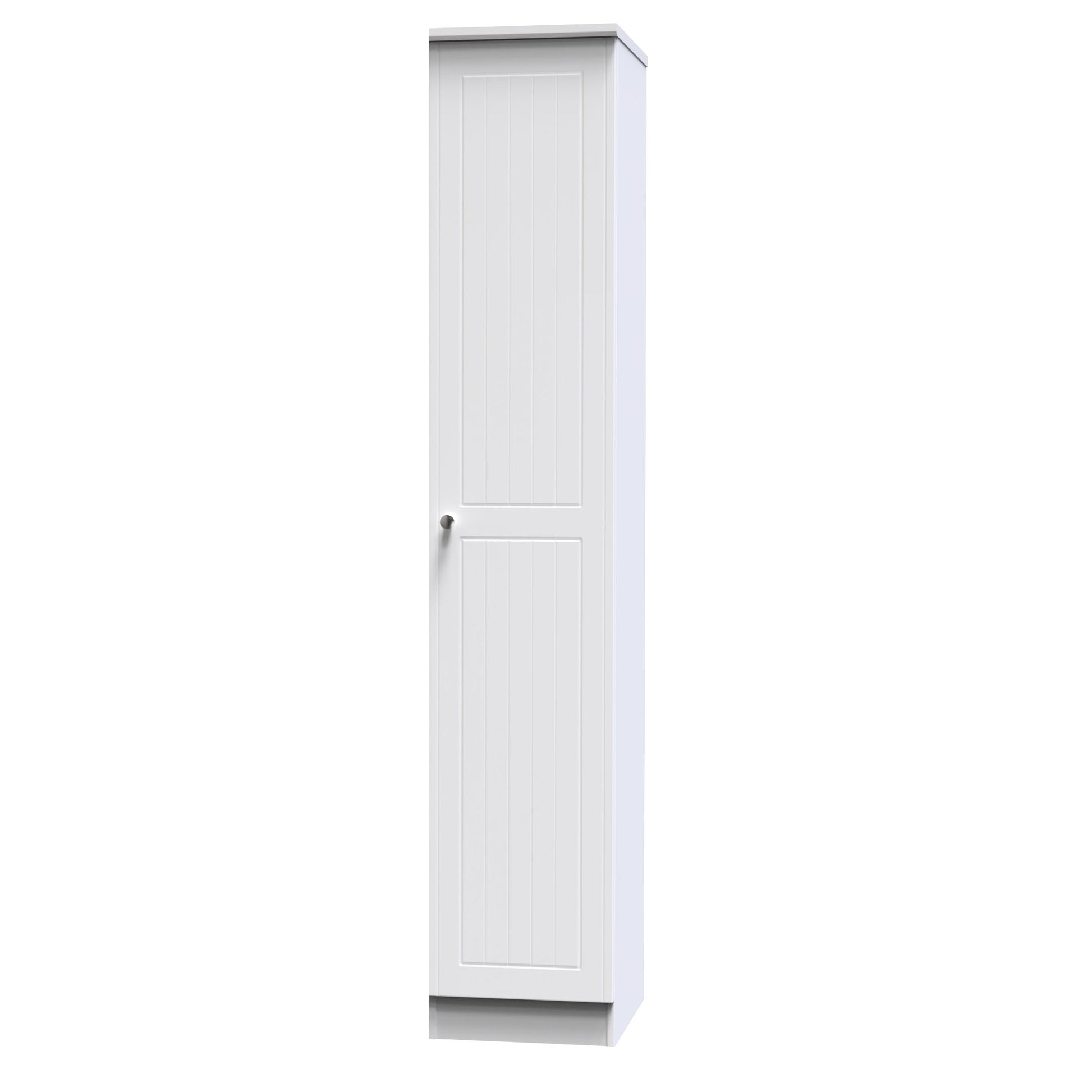 Miami White Matt Single 1 Door Wardobe Sheffield Discount Furniture