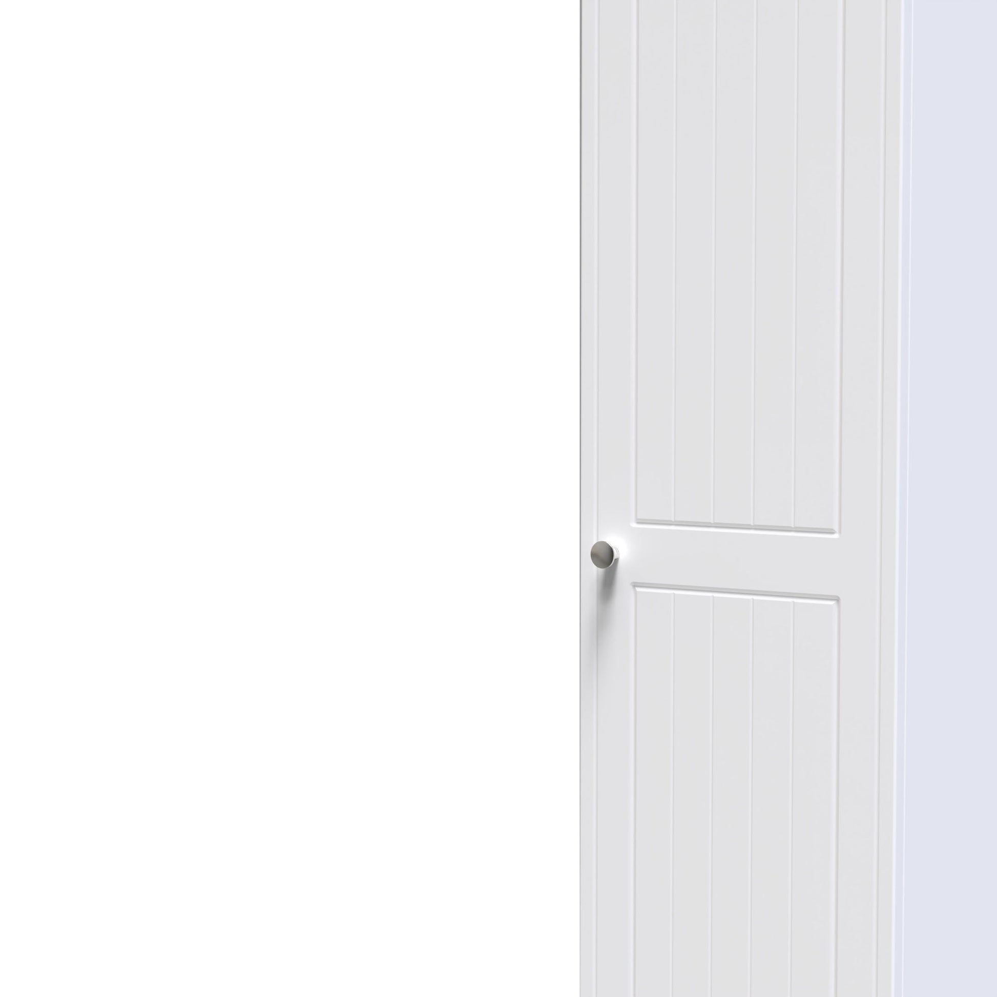 Miami White Matt Single 1 Door Wardobe Sheffield Discount Furniture